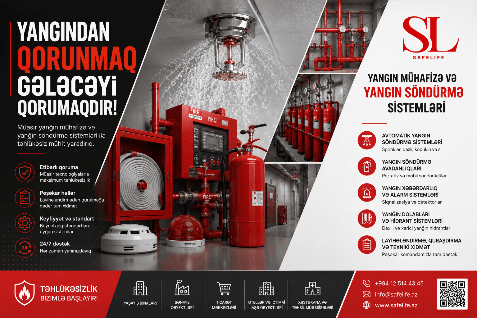 Yanğından Mühafizə və Yanğın Söndürmə Sistemləri - blog image